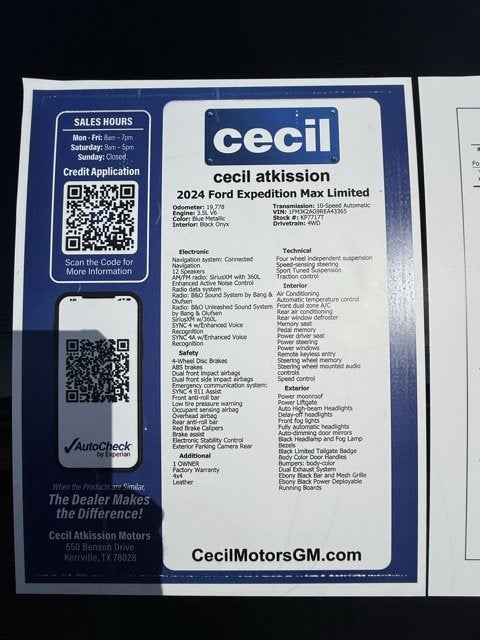 2024 Ford Expedition Max Limited