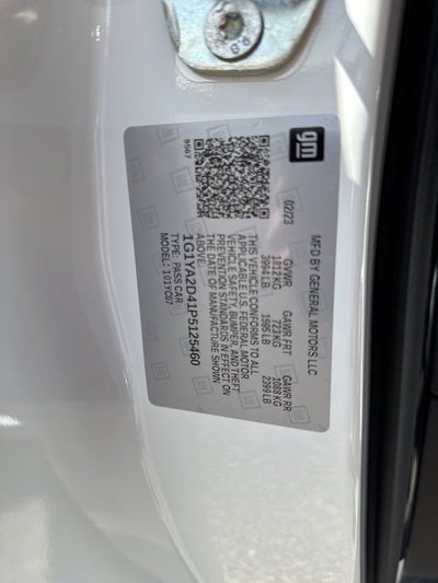 2023 Chevrolet Corvette Stingray 1LT