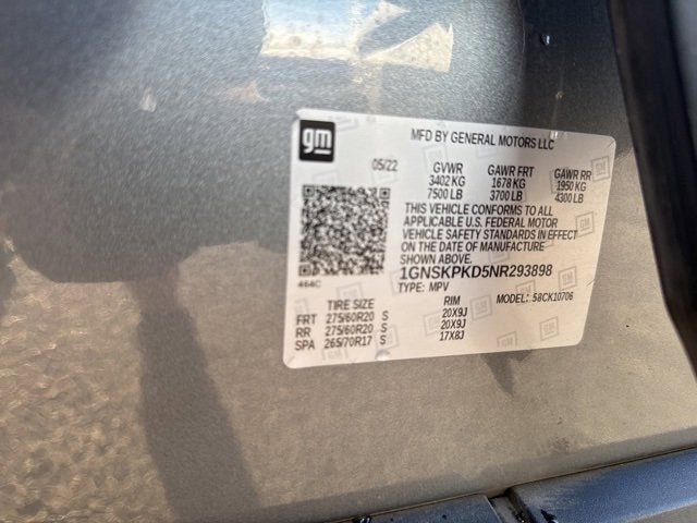 2022 Chevrolet Tahoe Z71