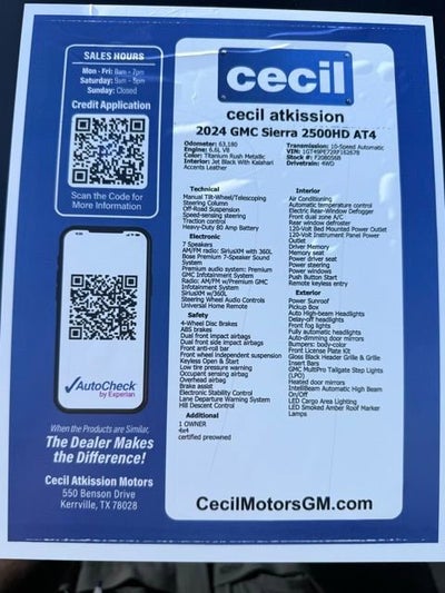2024 GMC Sierra 2500 HD AT4