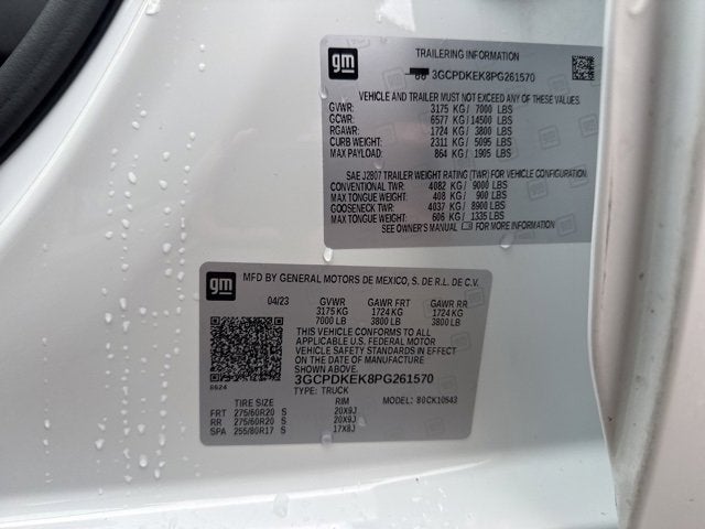 2023 Chevrolet Silverado 1500 LT (2FL)