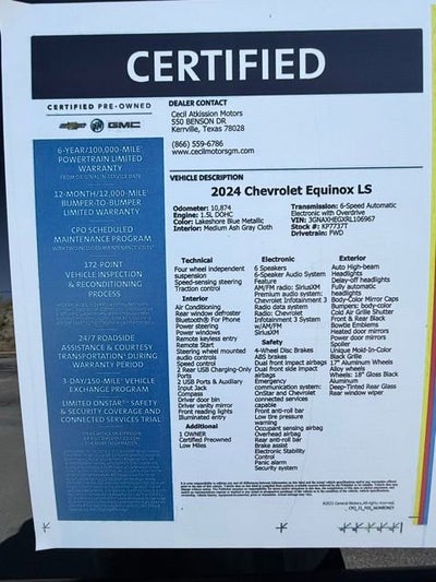 2024 Chevrolet Equinox LS